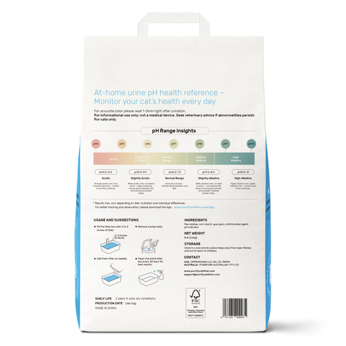 Purrify Smart Health-Monitoring Cat Litter Color-Changing · Fast Clumping · Odor Control · Low Dust